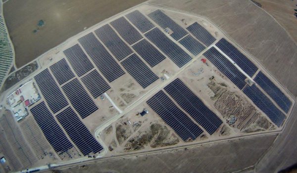 aerial view solar farm Talmei Yosef, ISR