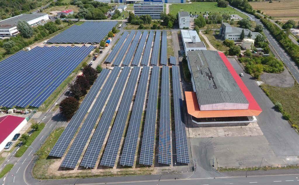 Solarkraftwerk Sondershausen Deutschland