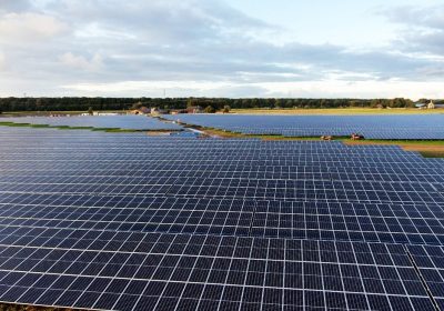 Grount-mounted solar farms