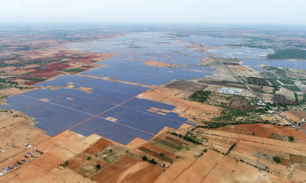 350 MWp solar power plant in India
