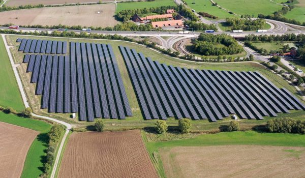 Luftaufnahme Solar Park Neusitz