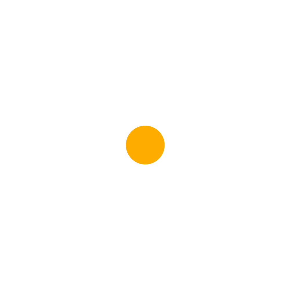 Icon in white and yellow that shows a flower