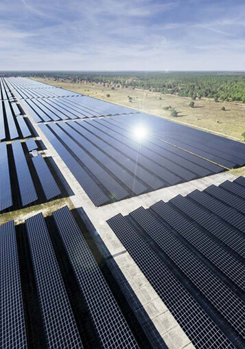 grand solar farm with PV-Modules