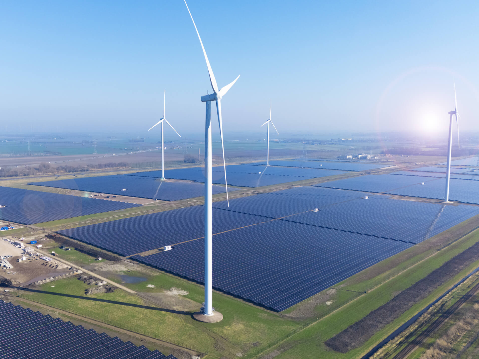 Solarpark in the Netherlands